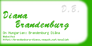 diana brandenburg business card